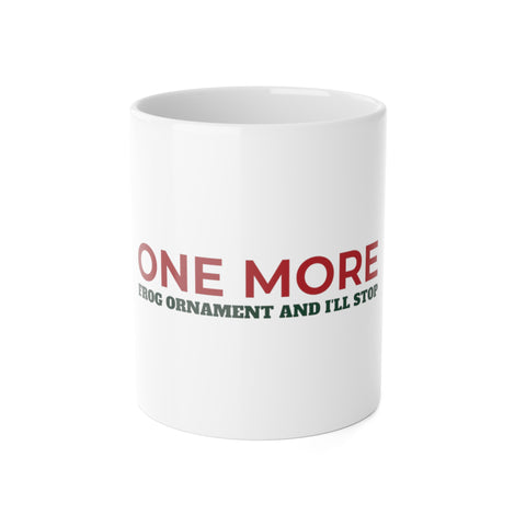 One More Frog Ornament Christmas Mug