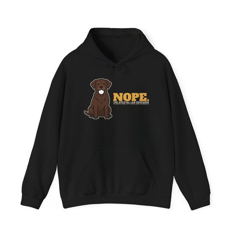 Nope. Funny Labrador Hoodie | Labrador Lover Gift