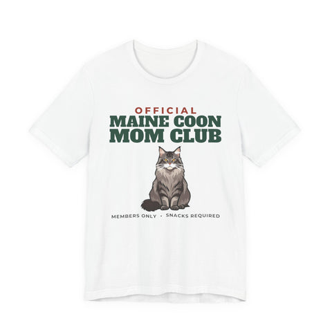 Official Maine Coon Mom Club Tee | Maine Coon Mom Gift
