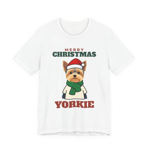 Christmas Yorkie Tee | Merry Christmas Yorkie Gift