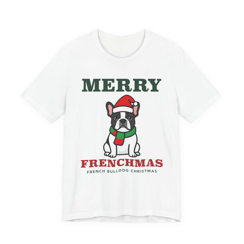 French Bulldog Christmas Shirt | Merry Frenchmas Frenchie Tee | Frenchie Mom Dog Christmas Gift