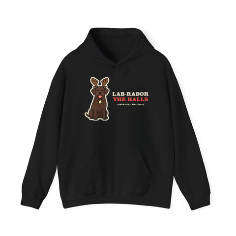 Labrador Christmas Hoodie | Lab Reindeer Christmas Sweatshirt | Lab Mom Dog Christmas Gift