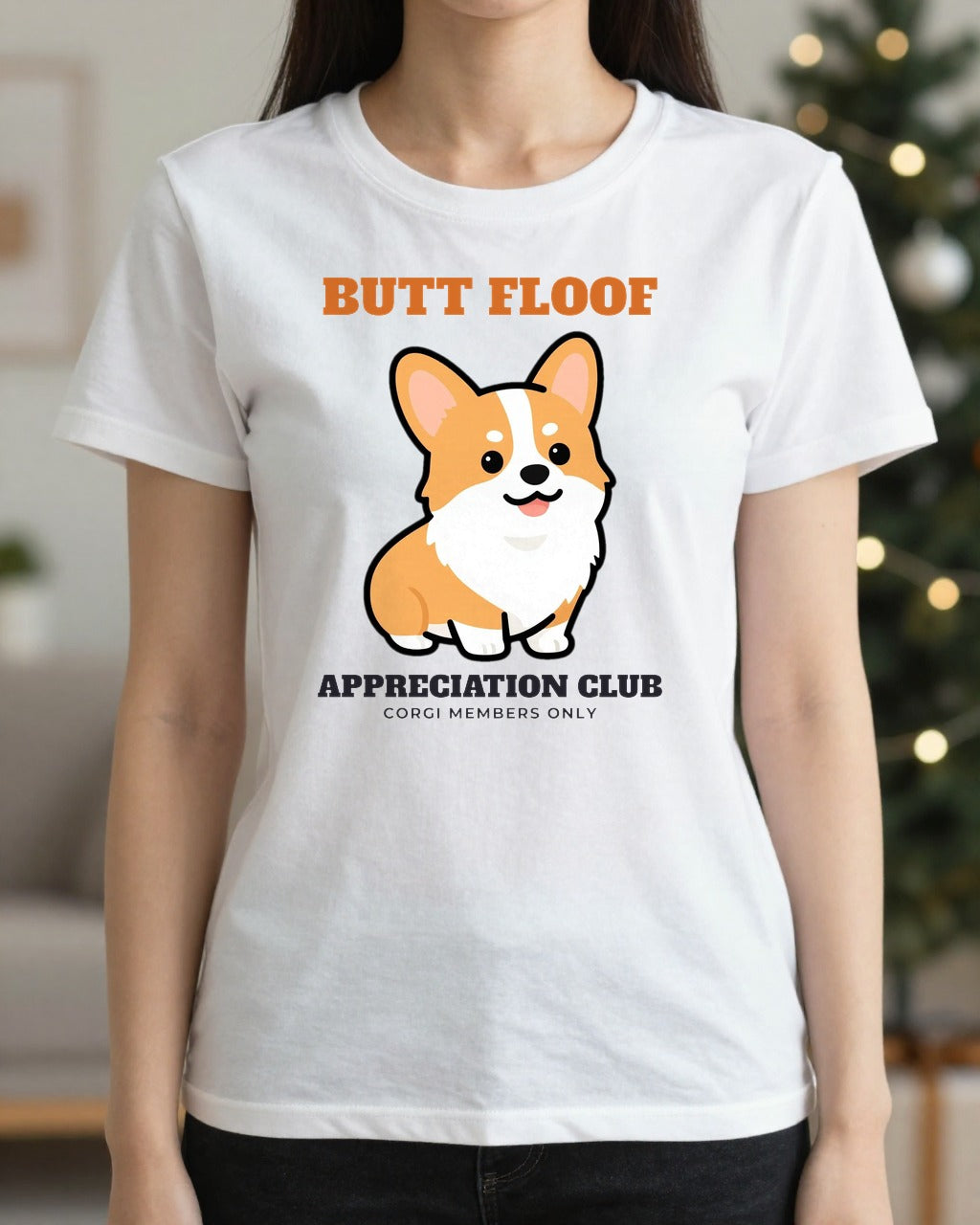 Corgi Butt Floof Appreciation Club tee