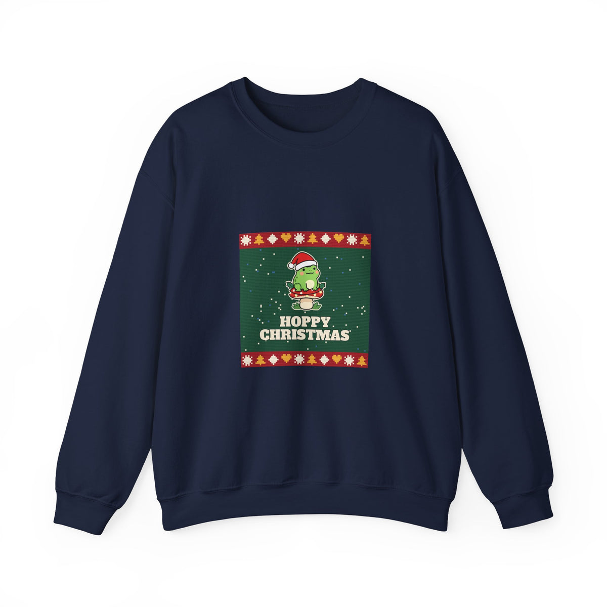 Hoppy Christmas Ugly Sweater Crewneck Sweatshirt
