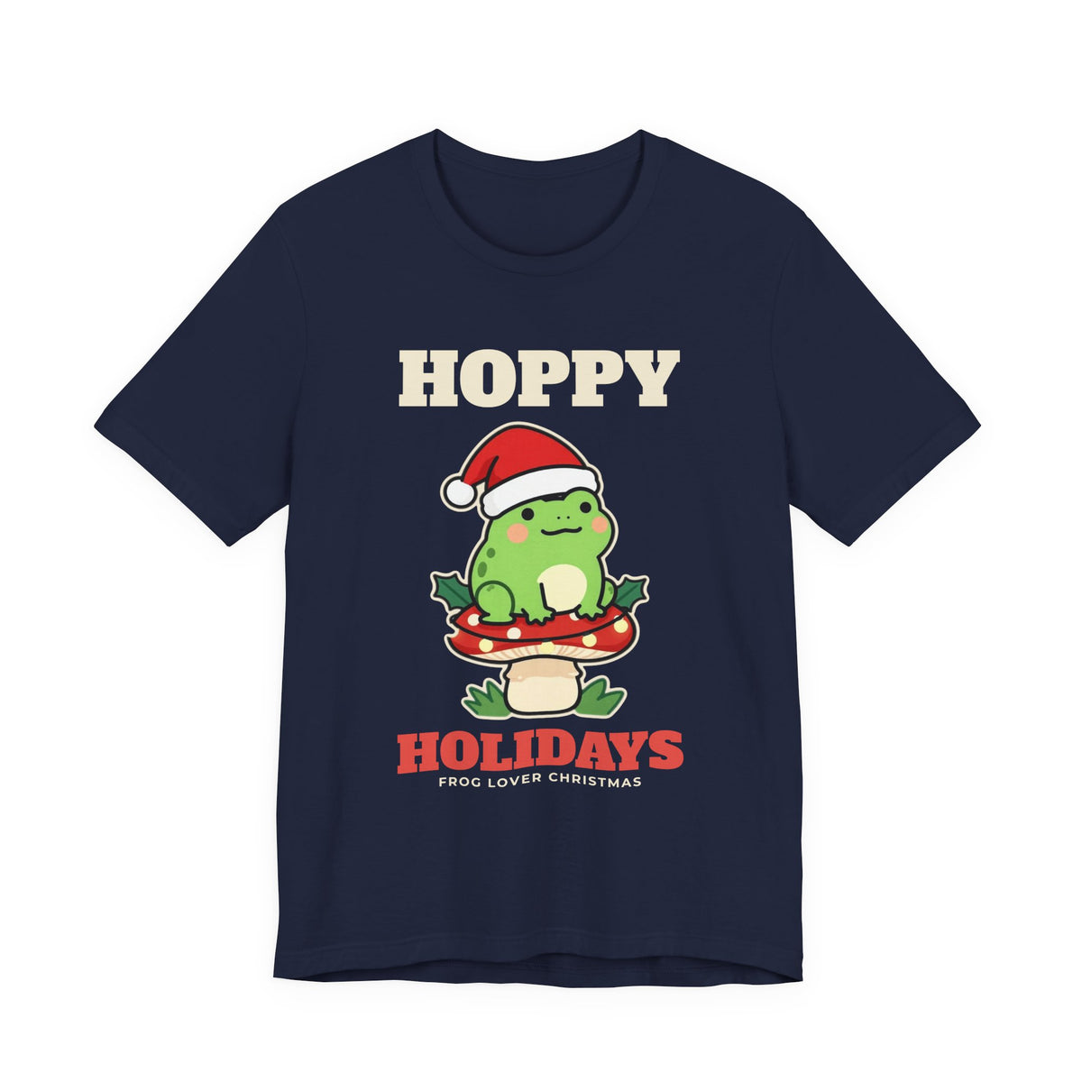 Hoppy Holidays Frog Christmas Tee