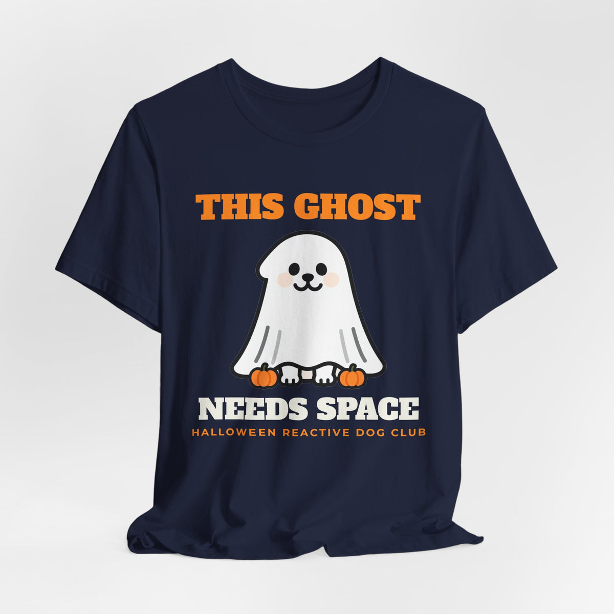 Halloween Dog Shirt - This Ghost Needs Space Tee | Reactive Dog Gift