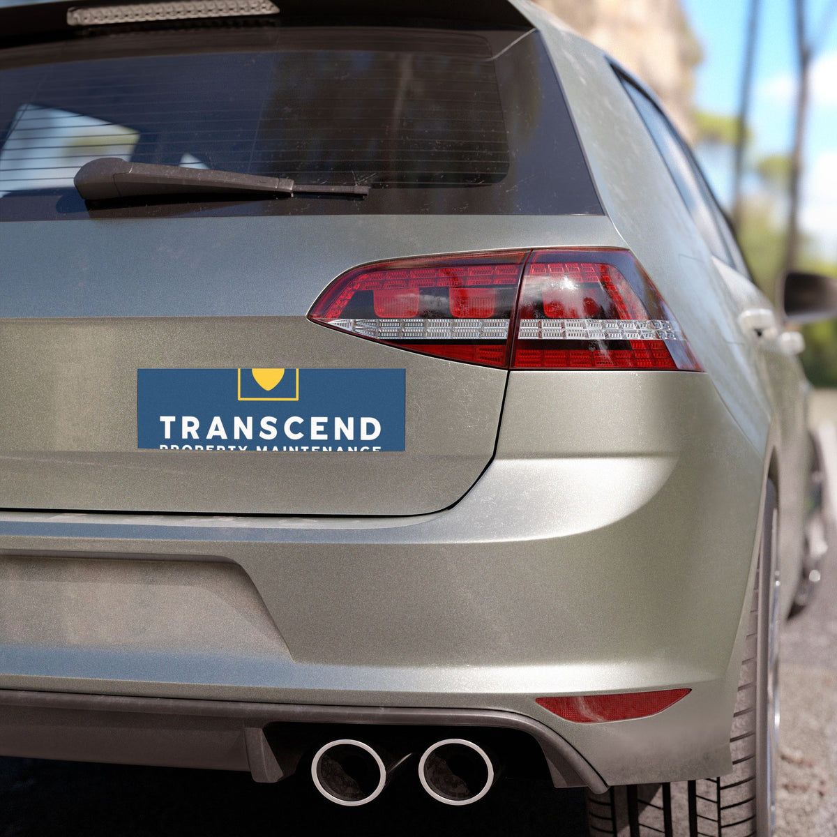 Transcend Property Maintenance Car Magnet