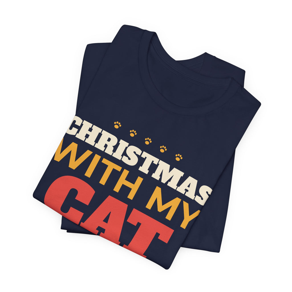 Christmas With My Cat Tee