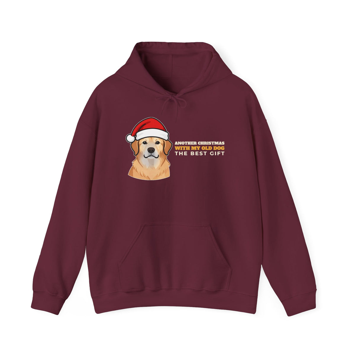 Senior Dog Christmas Hoodie - Another Christmas With My Old Dog | Dog Mom Christmas Gift