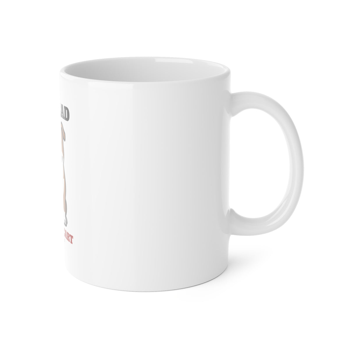 Big Head, Bigger Heart Pit Bull Mug | Pit Bull Gift