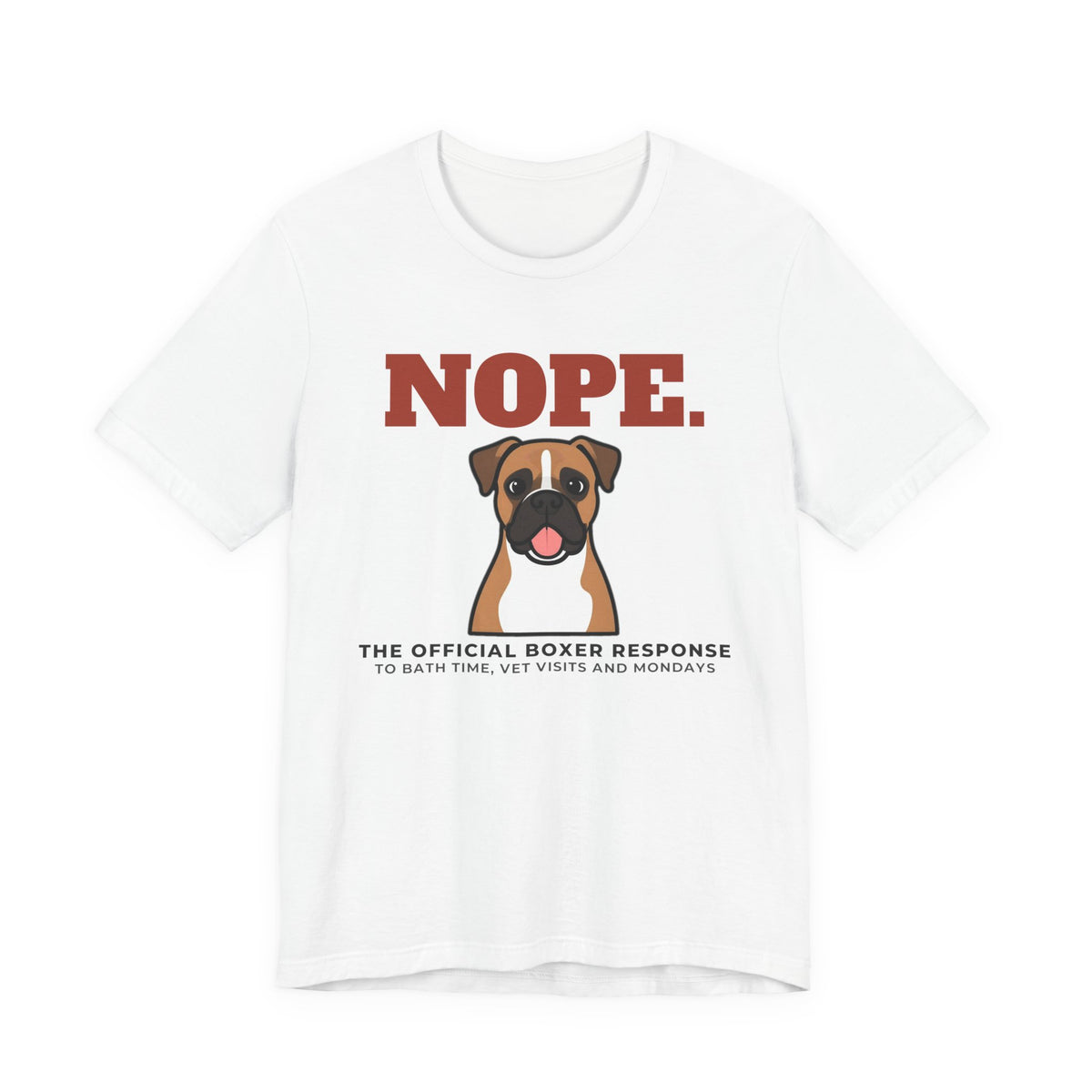 Nope. Funny Boxer Tee | Boxer Lover Gift