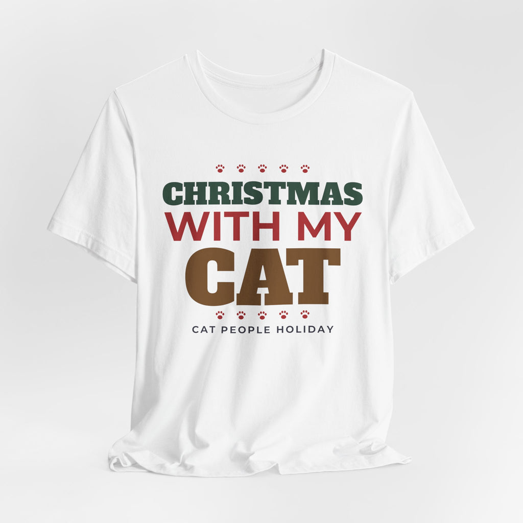 Christmas With My Cat Tee