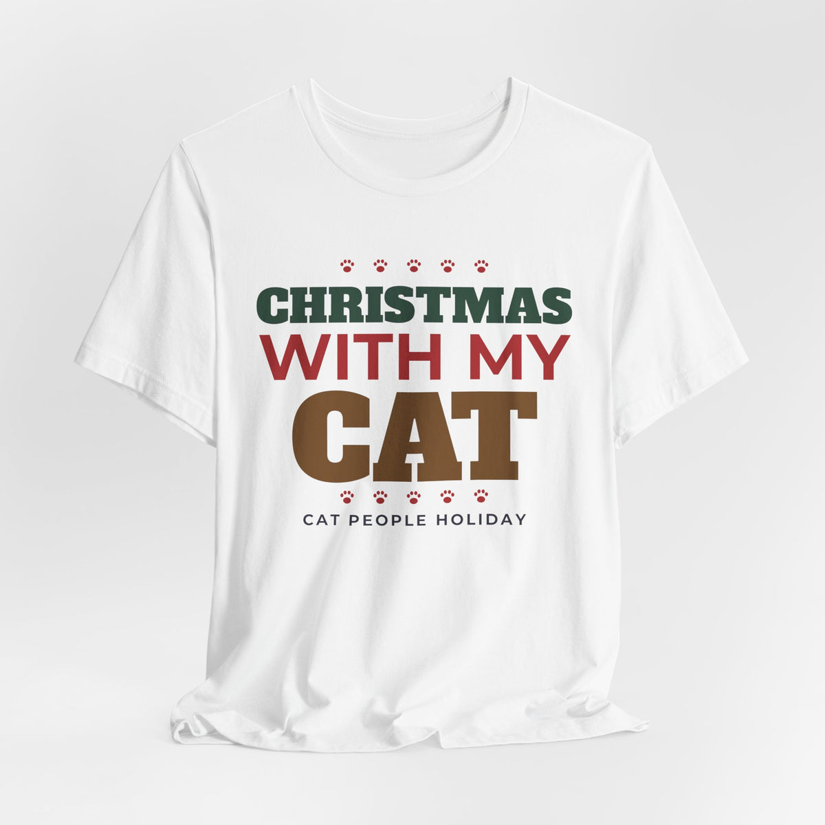 Christmas With My Cat Tee