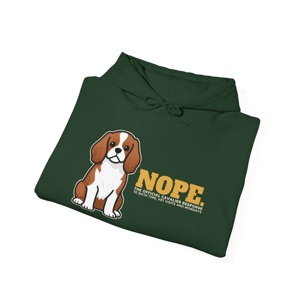 Nope. Funny Cavalier King Charles Hoodie | Cavalier King Charles Lover Gift