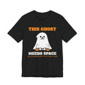 Halloween Dog Shirt - This Ghost Needs Space Tee - original t-shirt design by Pastime Goods
