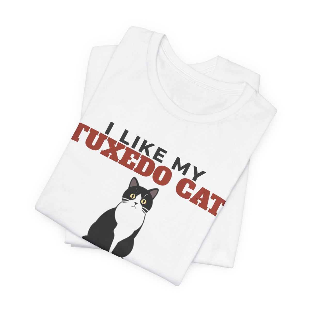 I Like My Tuxedo Cat, Cold Beer and Maybe 3 People Tee | Funny Tuxedo Cat Dad Gift