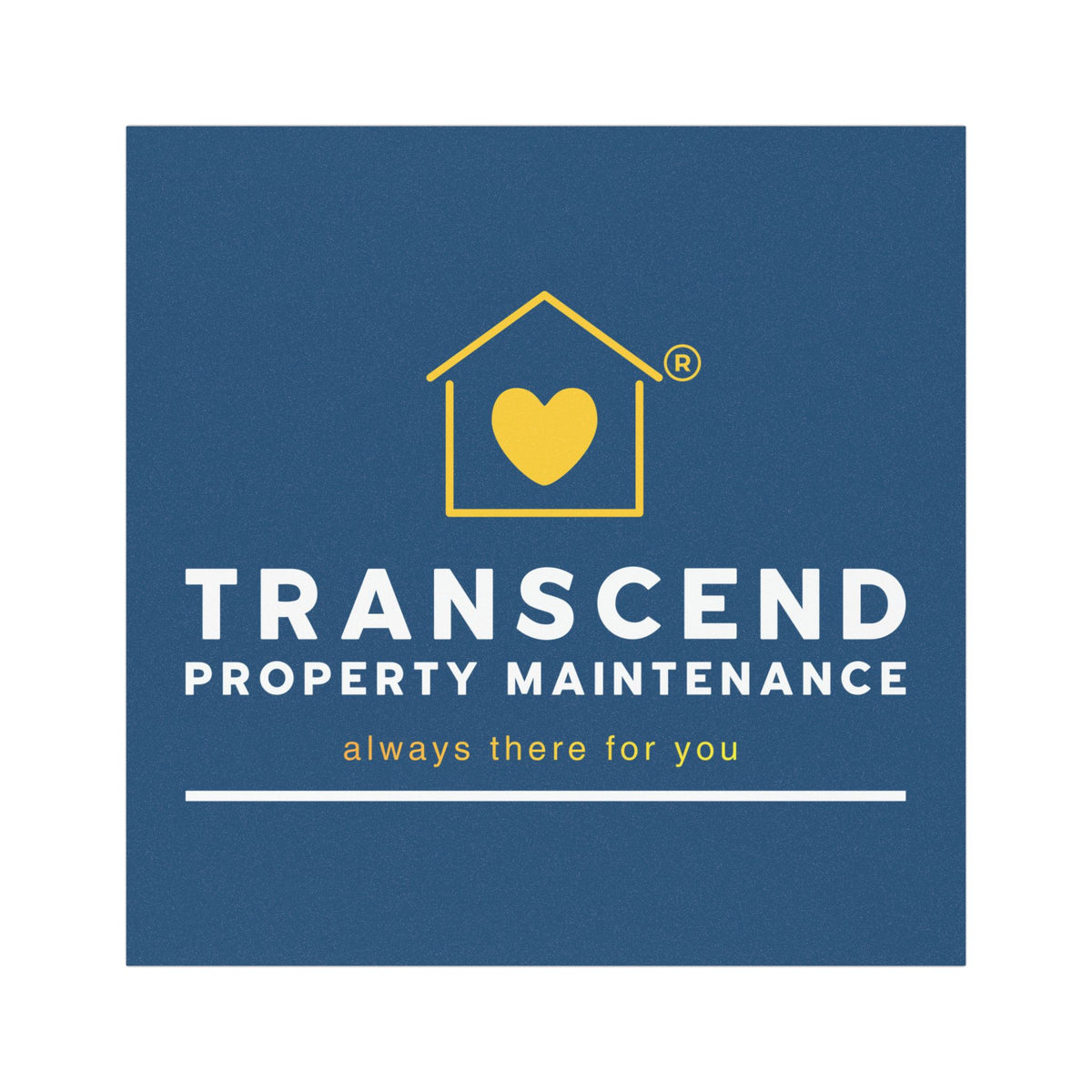 Transcend Property Maintenance Car Magnet