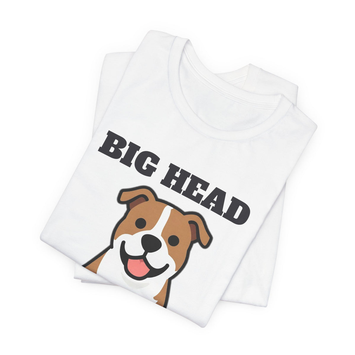 Big Head, Bigger Heart Pit Bull Tee | Pit Bull Gift