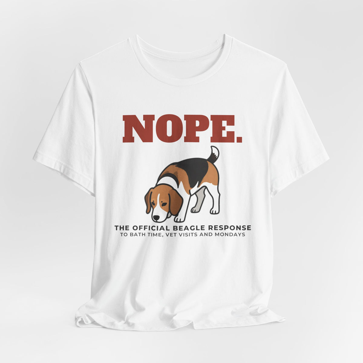 Nope. Funny Beagle Tee | Beagle Lover Gift
