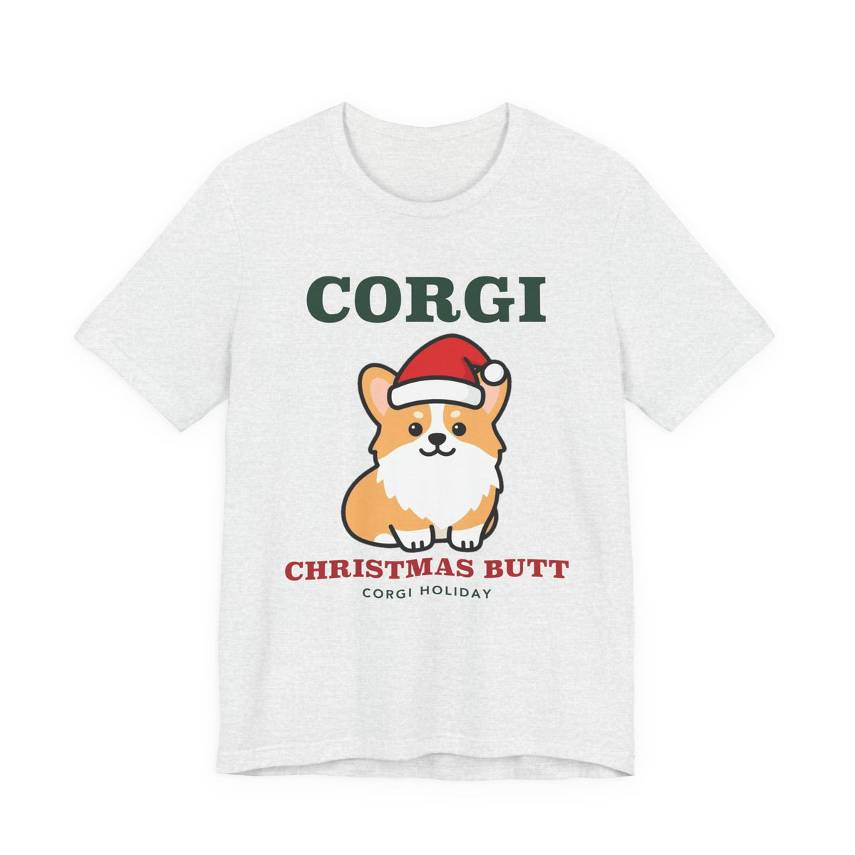 Corgi Christmas Shirt | Corgi Santa Hat Christmas Tee | Corgi Mom Dog Christmas Gift