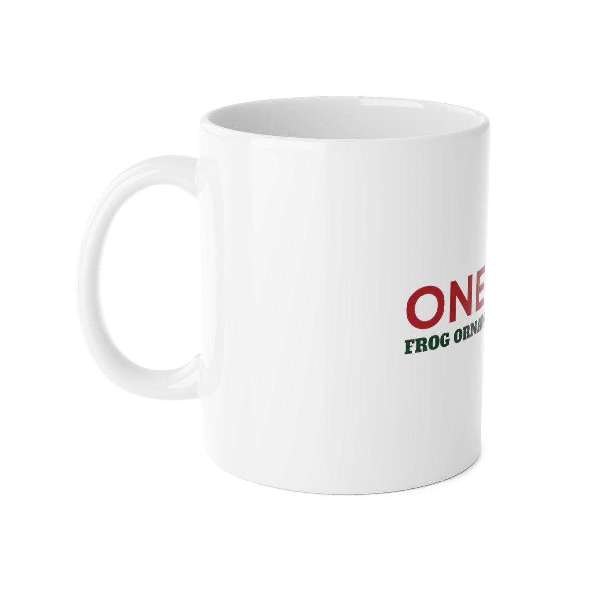 One More Frog Ornament Christmas Mug