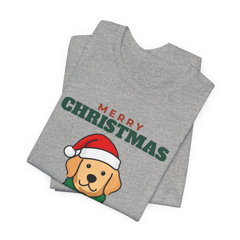 Christmas Golden Retriever Tee | Merry Christmas Golden Retriever Gift