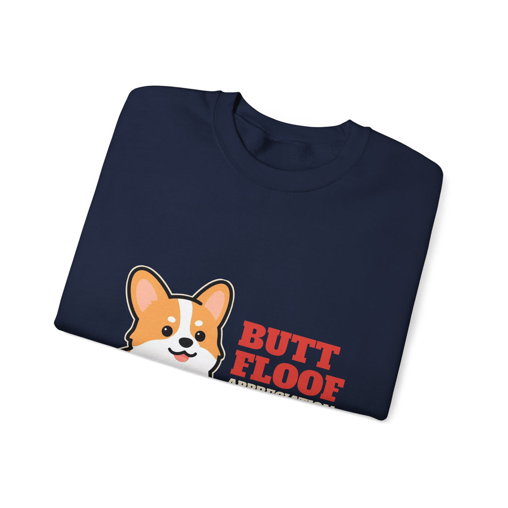 Corgi Butt Floof Appreciation Club Crewneck Sweatshirt | Corgi Gift