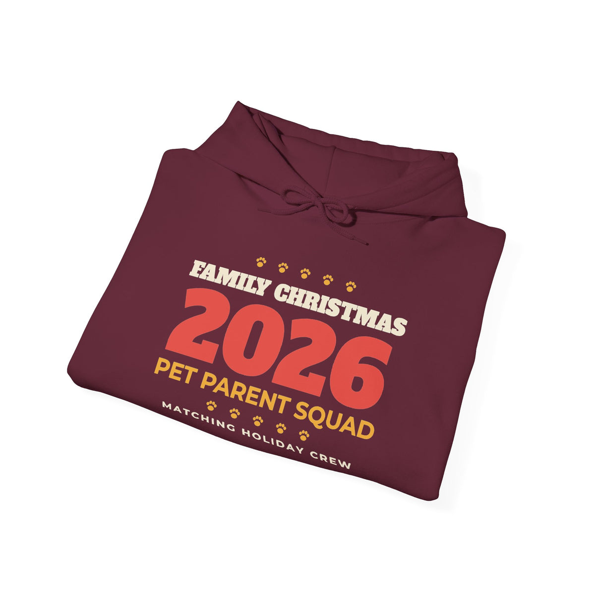 Family Christmas 2026 Pet Parent Squad Hoodie