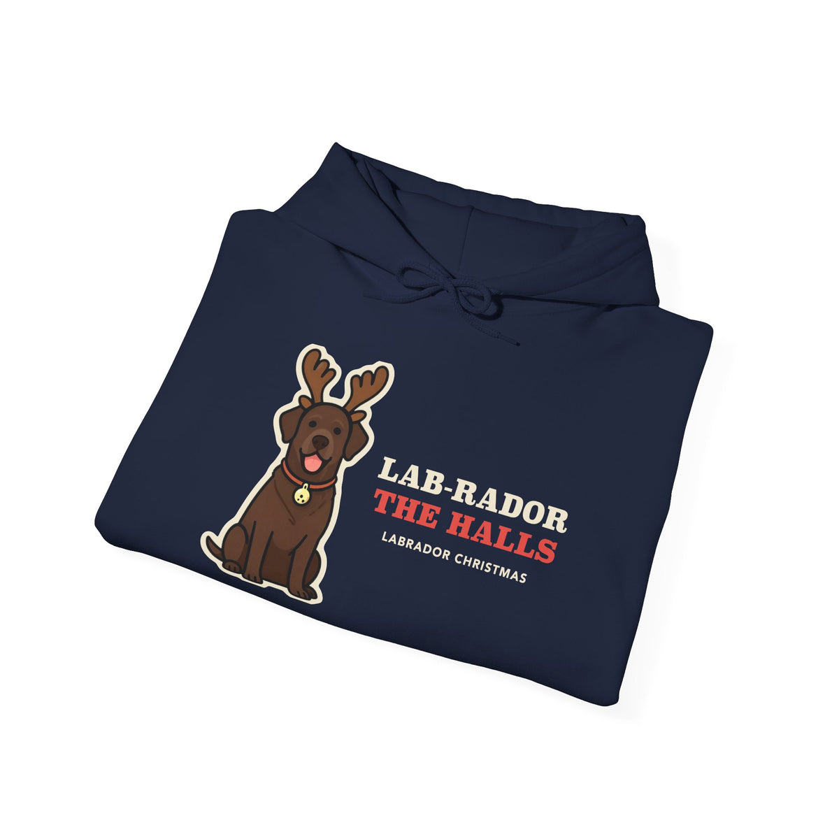 Labrador Christmas Hoodie | Lab Reindeer Christmas Sweatshirt | Lab Mom Dog Christmas Gift