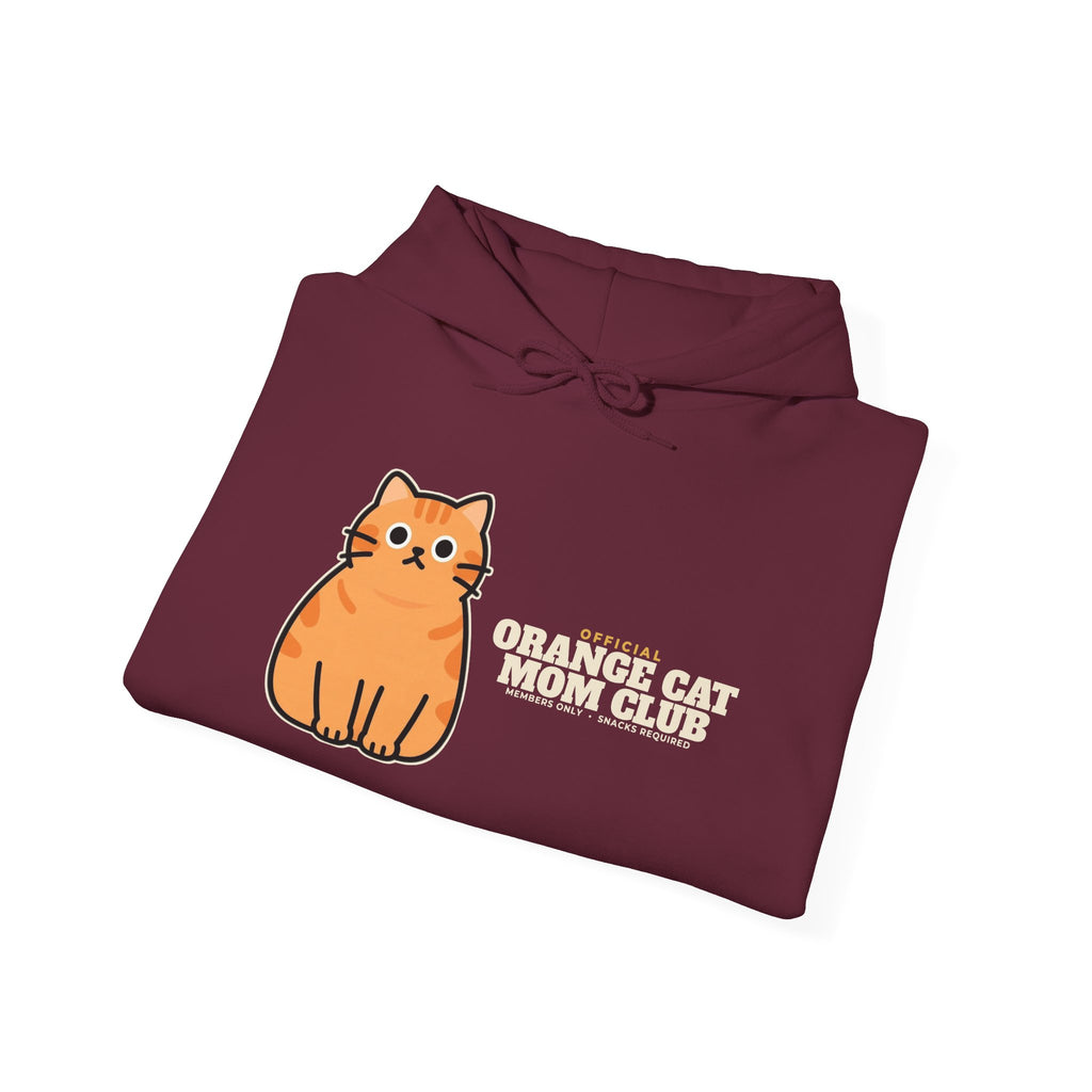 Official Orange Cat Mom Club Hoodie | Orange Cat Mom Gift