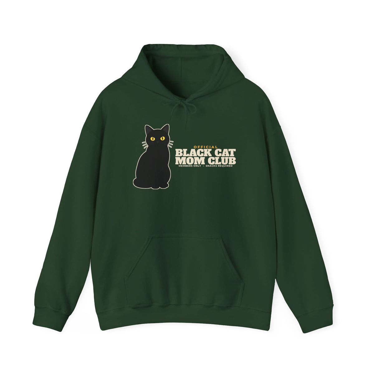 Official Black Cat Mom Club Hoodie | Black Cat Mom Gift