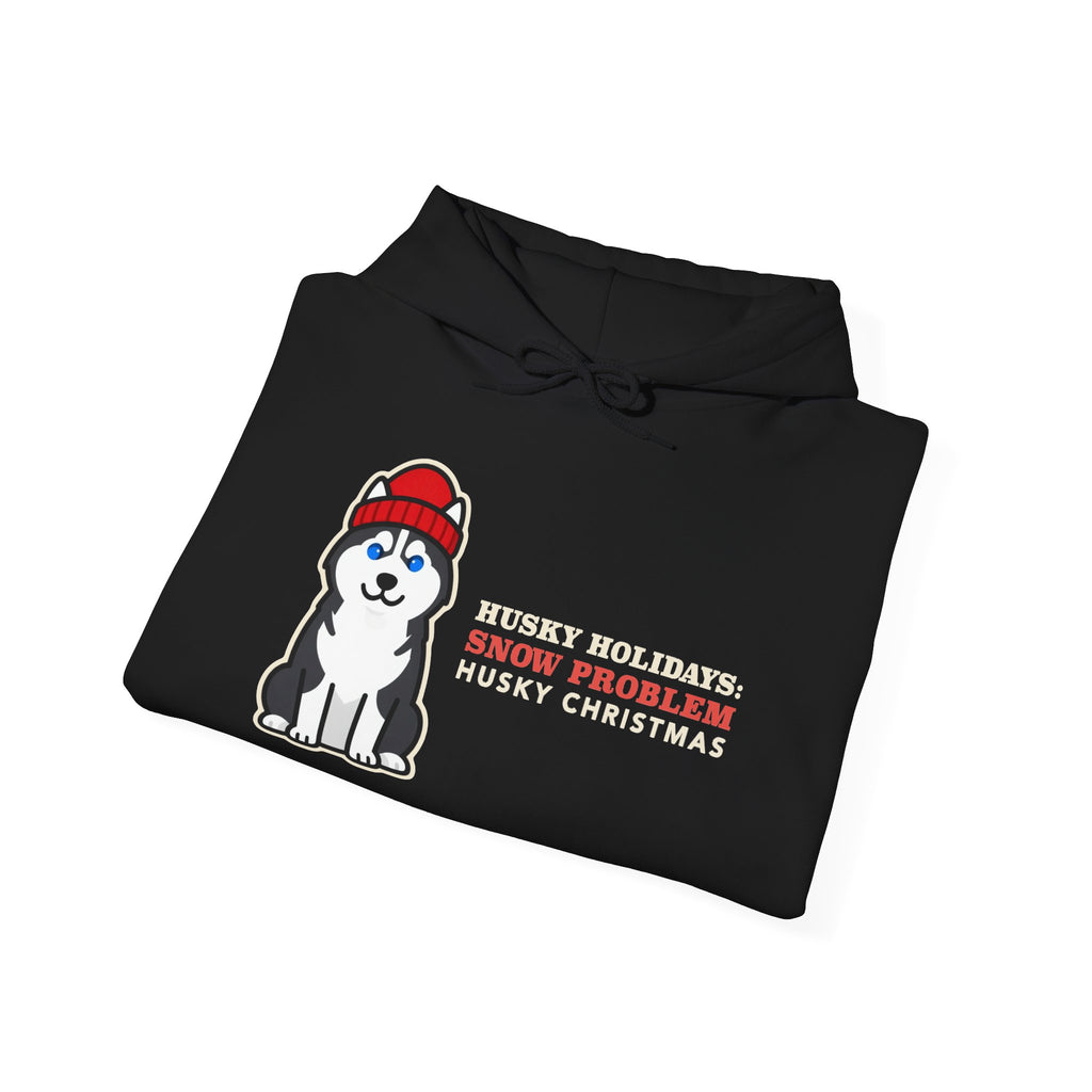 Husky Christmas Hoodie | Siberian Husky Snow Problem Christmas Sweatshirt | Husky Mom Dog Christmas Gift