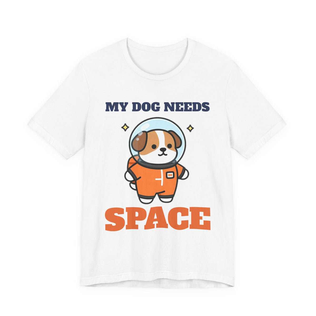 My Dog Needs Space Shirt - Astronaut Dog Tee - original t-shirt design by Pastime Goods