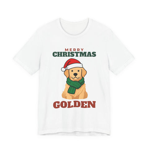 Christmas Golden Retriever Tee | Merry Christmas Golden Retriever Gift