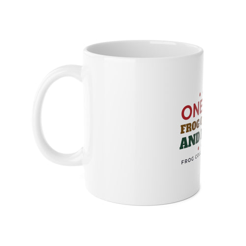 One More Frog Ornament Christmas mug, frog lover gift