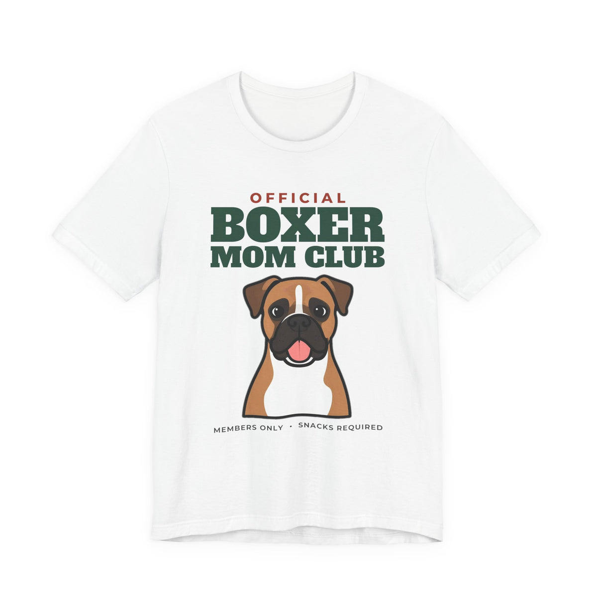 Official Boxer Mom Club Tee | Boxer Mom Gift
