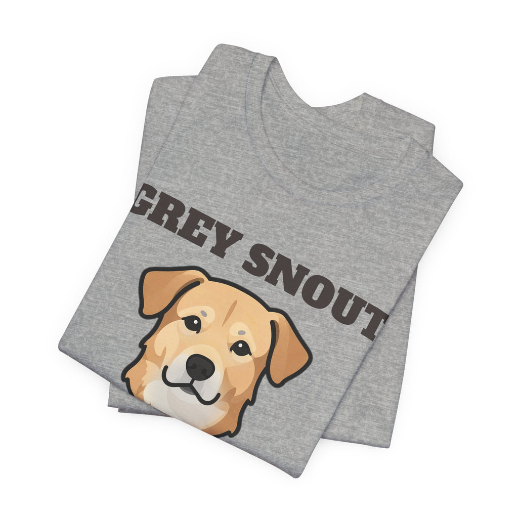 Senior Dog Gift Shirt - Grey Snout, Golden Heart Tee | Old Dog Gift