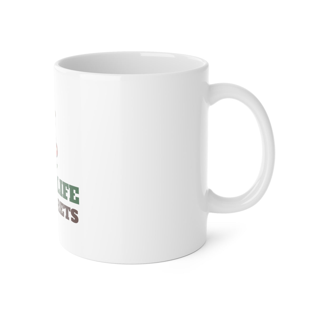 Cottagecore Frog Mug - Pond Life, No Regrets Coffee Cup | Frog Lover Gift