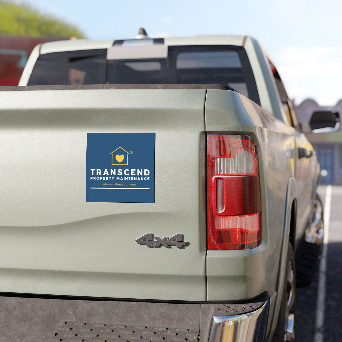 Transcend Property Maintenance Car Magnet
