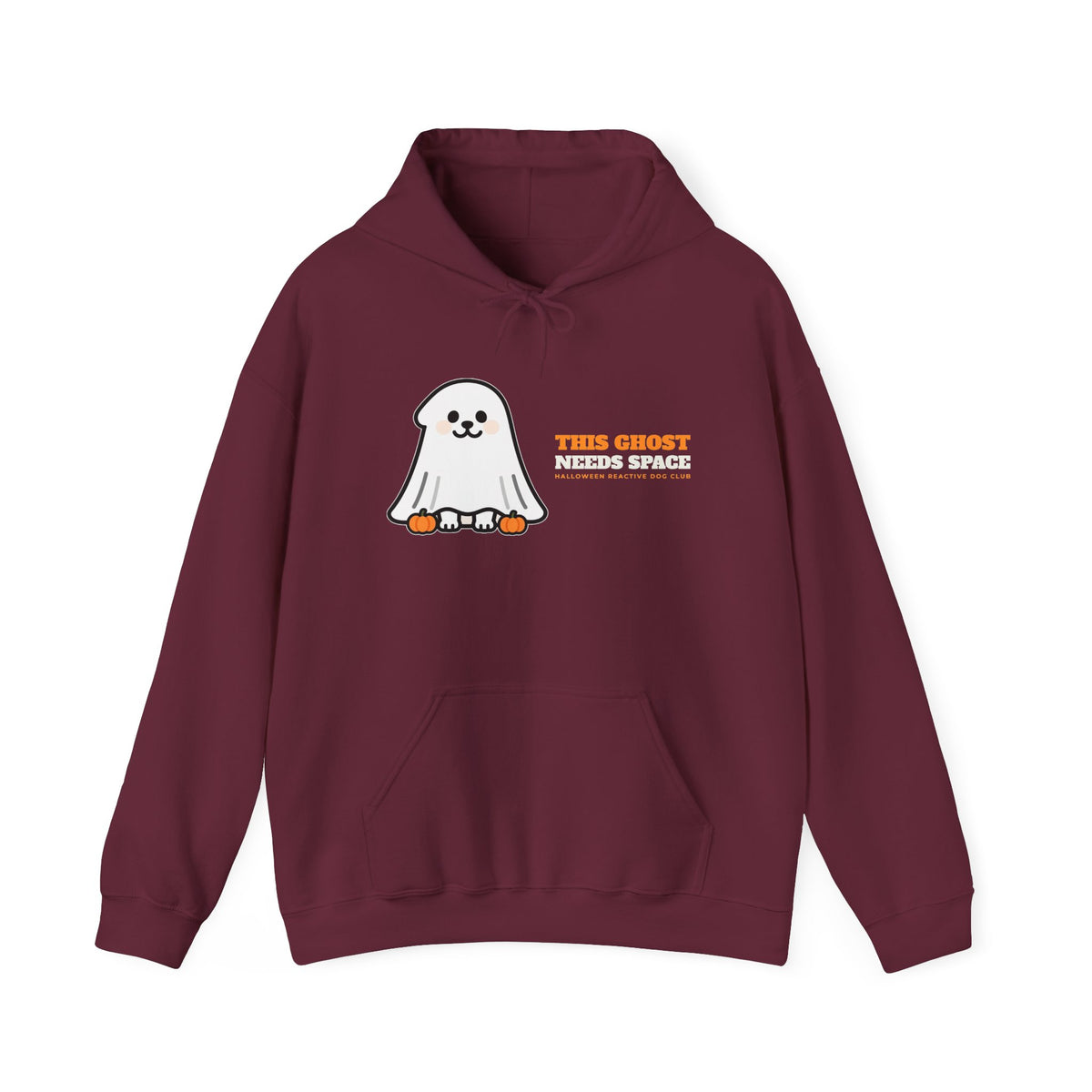 Halloween Dog Hoodie - This Ghost Needs Space | Reactive Dog Gift