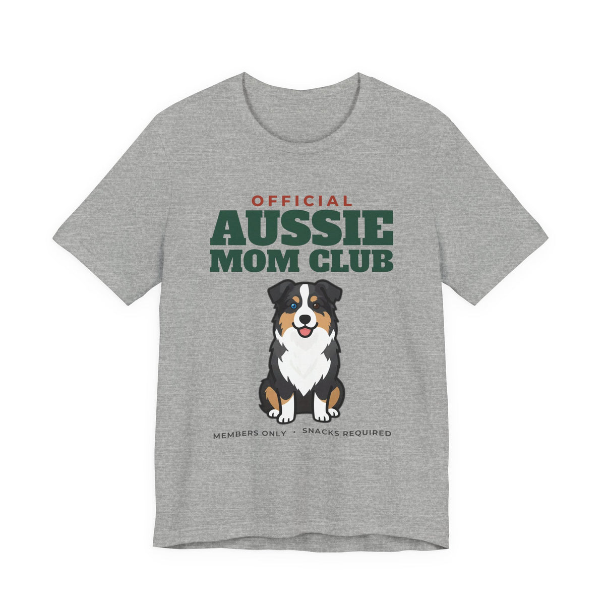 Official Australian Shepherd Mom Club Tee | Australian Shepherd Mom Gift