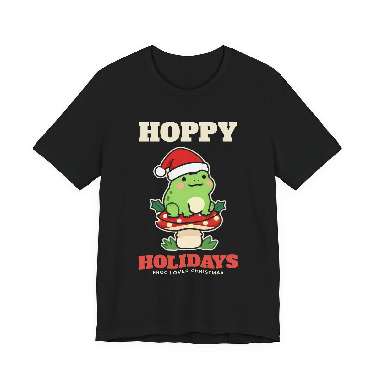 Hoppy Holidays Frog Christmas Tee