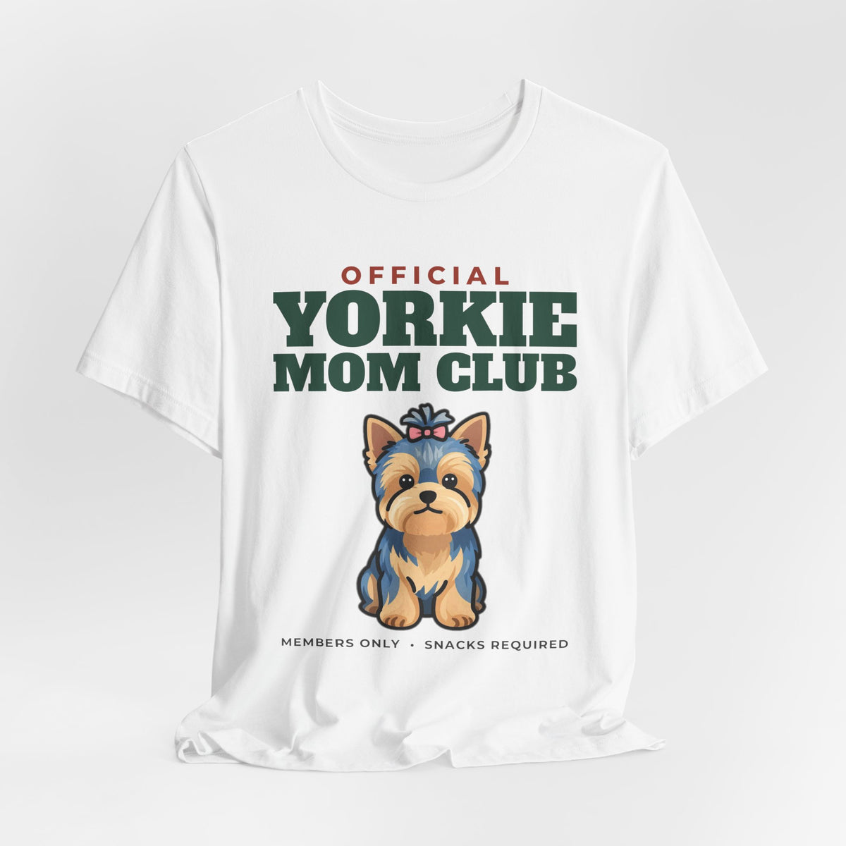 Official Yorkie Mom Club Tee | Yorkie Mom Gift