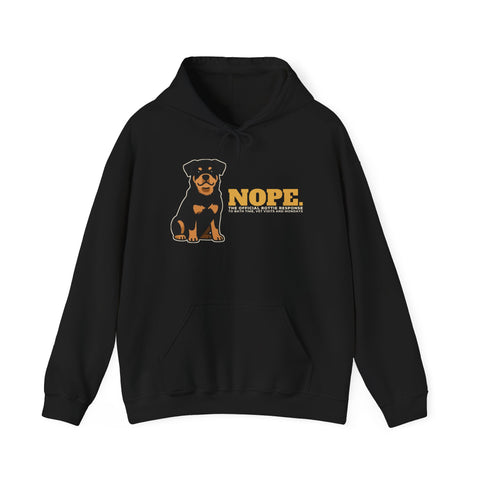 Nope. Funny Rottweiler Hoodie | Rottweiler Lover Gift