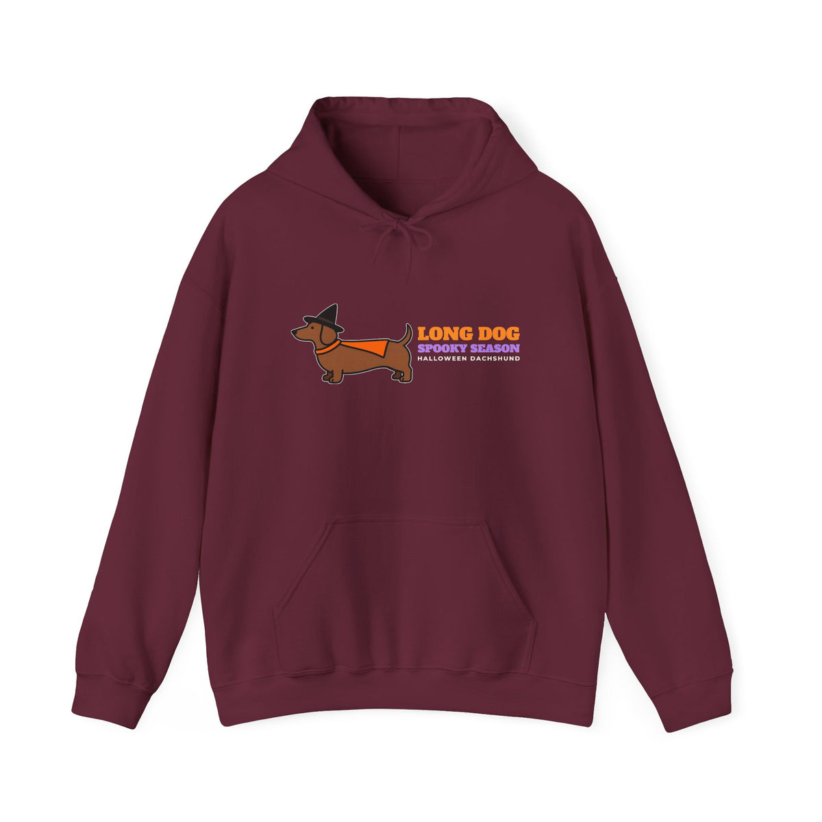 Dachshund Halloween Hoodie - Long Dog Spooky Season | Dachshund Hoodie