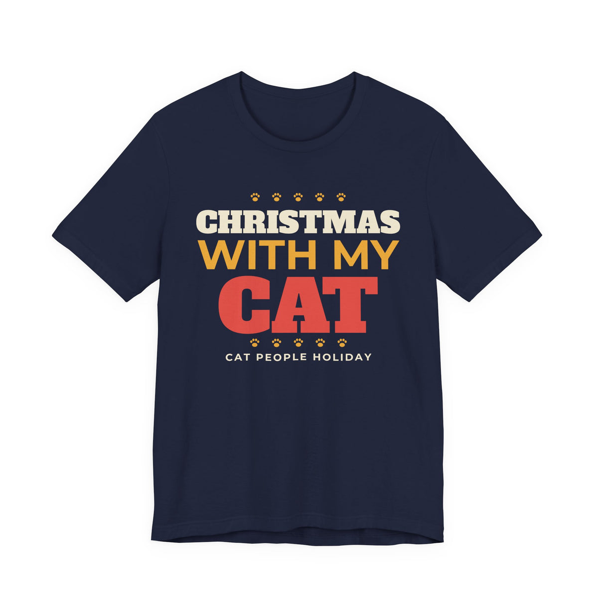 Christmas With My Cat Tee