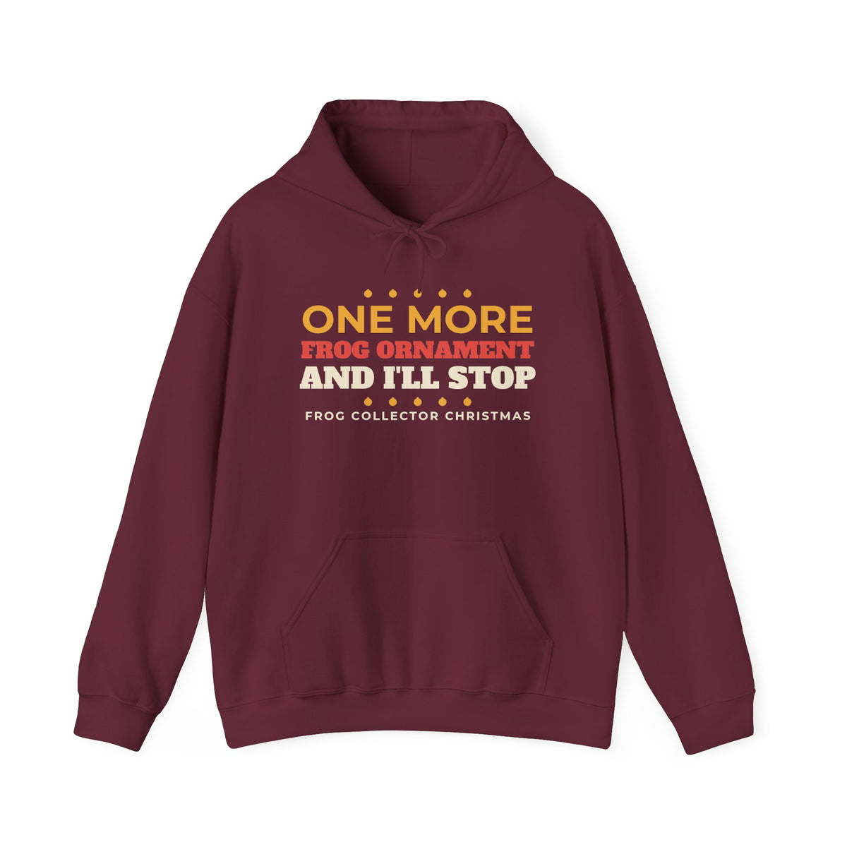 One More Frog Ornament Christmas Hoodie