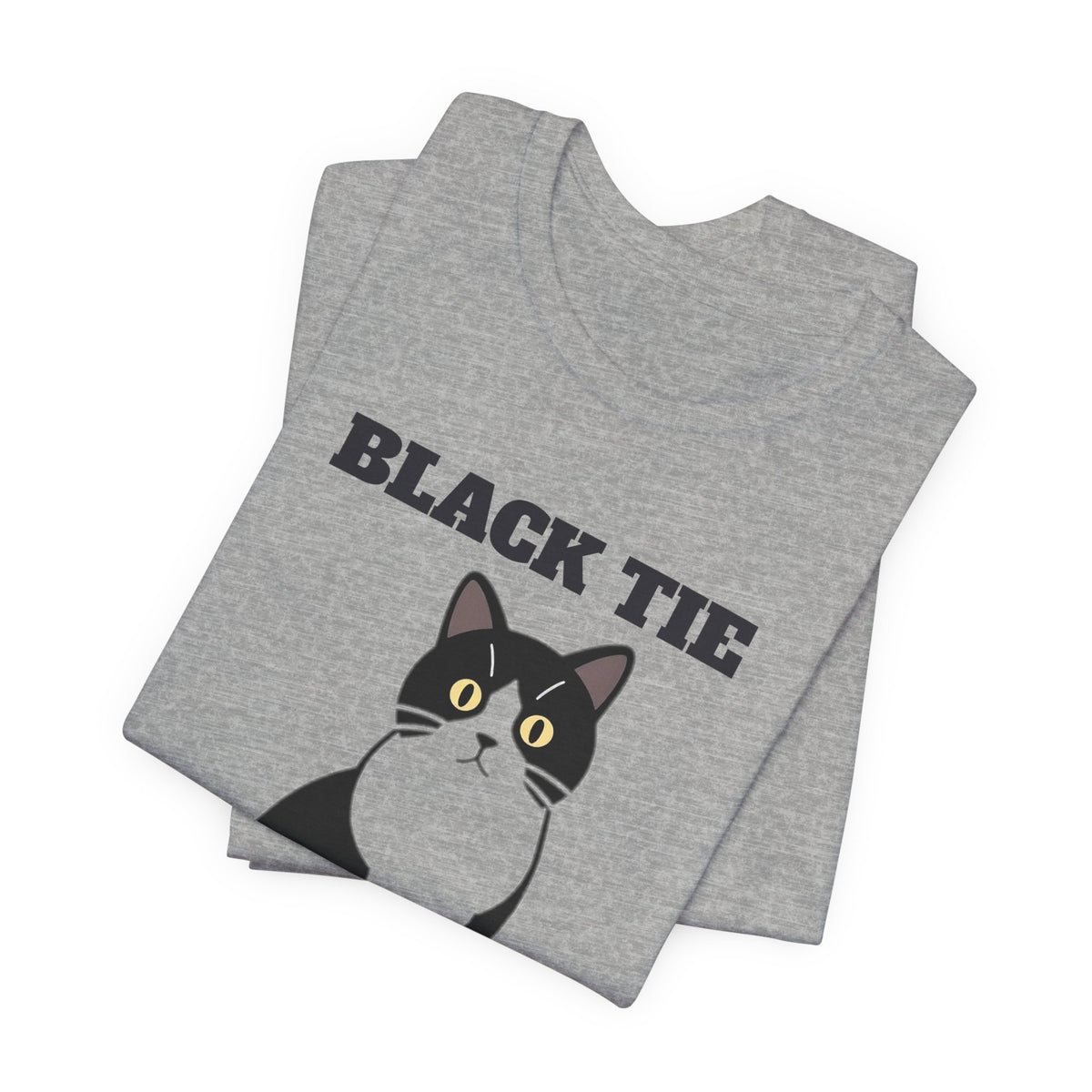 Black Tie Every Day Tuxedo Cat Tee | Tuxedo Cat Gift