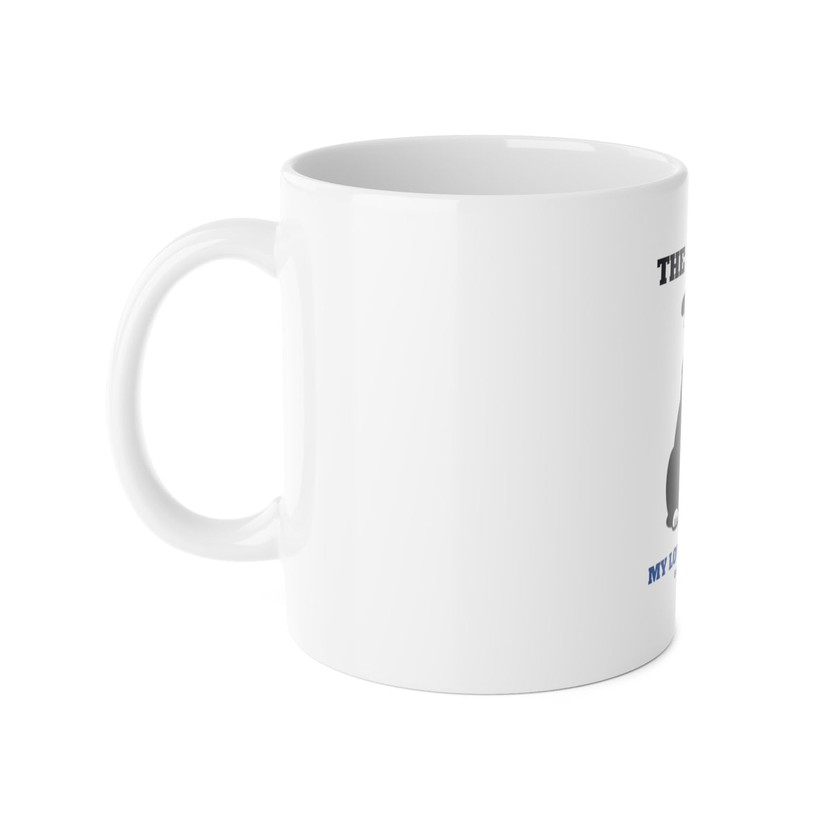 The Stare Is My Love Language Border Collie Mug | Border Collie Gift