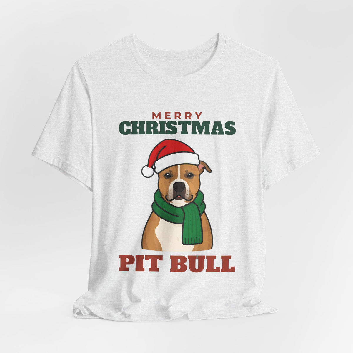 Christmas Pit Bull Tee | Merry Christmas Pit Bull Gift